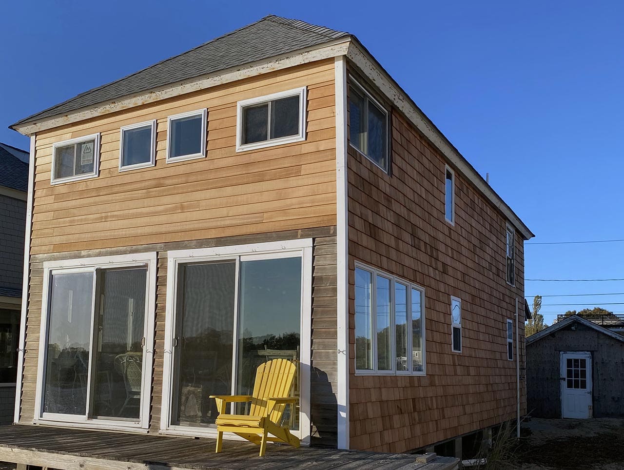 Cedar Shake Siding Installation