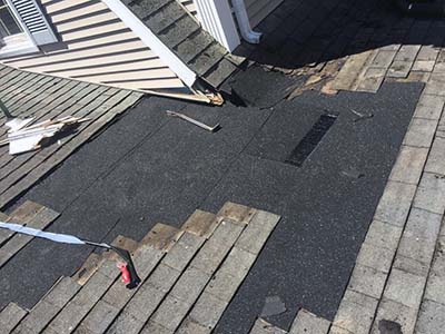 Leaky Roof Shingle Replacement