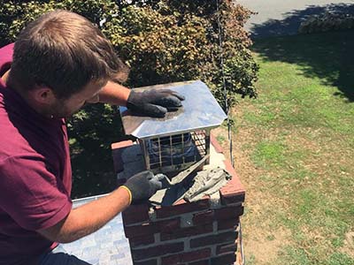 chimney crown install