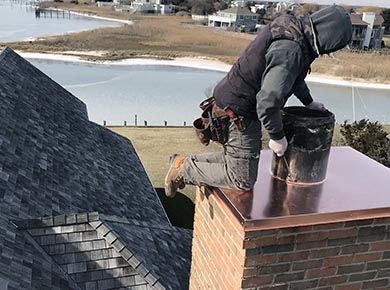 chimney repairs and flashing fixes