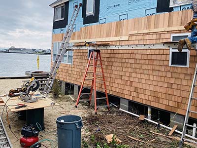 New Cedar Shake Siding