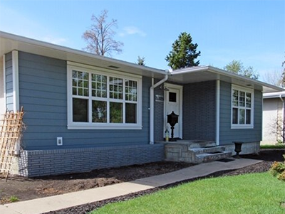 New House Siding Of Stucco