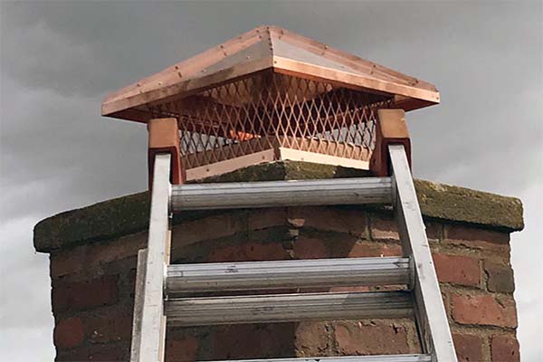 Copper Chimney Cap